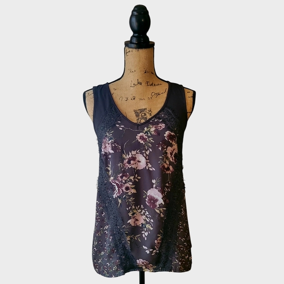 Maurices Floral Tank Top With Fringe - Picture 10 of 10